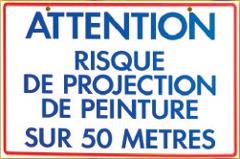 PAN "ATTENTION RISQUE PROJECTION"